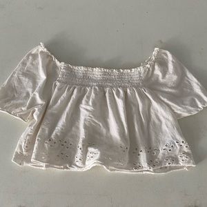 American eagle puff sleeve top